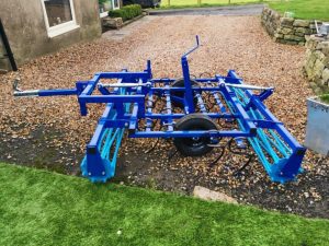 Blue Double Roller Type 3 ArenaMate Grader arenamate arenamate scotland arenamate distributor arena levellers scotland graders harrows pole trailers quad bike security arena maintenance equipment horse arena leveller arena surface consistency